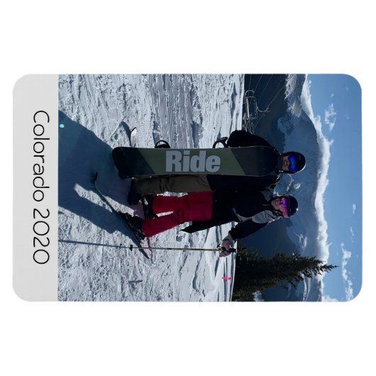 自分パーソナライズされたの写真を追加 マグネット (横)