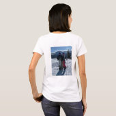 自分パーソナライズされたの写真Tシャツを追加する Tシャツ (裏面フル)