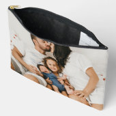 自分パーソナライズされたの家族の写カスタム真を作成 アクセサリーポーチ (見開き)