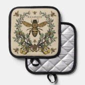 自分ビクトリアンに合わせる 鍋敷き (正面/裏面)