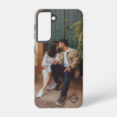 自分モダンの写真を追加モノグラムのする SAMSUNG GALAXYケース (裏面)