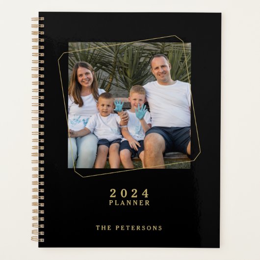 自分モダンの写真プランナーの作成 プランナー手帳 (正面)