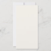 自分モダンの写真、婚約パーティの招待 サンキューカード (裏面)