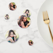 自分モダンの画像を追加2カスタム写真DIYパーティー コンフェッティ (グループ)