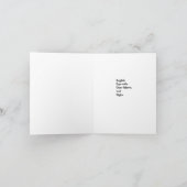 自分ユーモアのあるの話言語のグリーティングカード カード (内部)