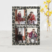 自分ユーモアのあるの話言語のグリーティングカード カード (黄色い花)