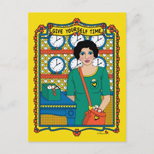 自分与えのTime_B_ポストカード ポストカード (正面)