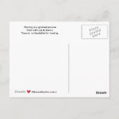 自分与えのTime_C_ポストカード ポストカード (裏面)