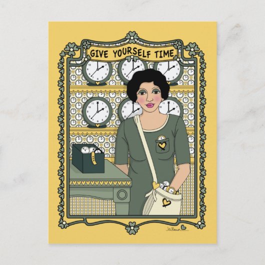 自分与えのTime_C_ポストカード ポストカード (正面)