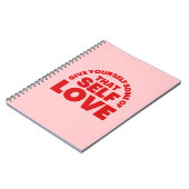 自分与え自身の一部の自己の愛インスピレーション ノートブック (左側)