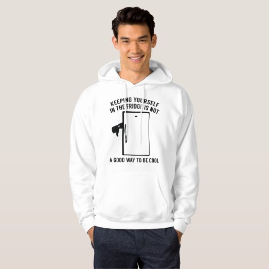 自分保が冷蔵庫に パーカ (正面フル)