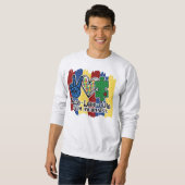 自分保のデザインシャツ スウェットシャツ (正面フル)