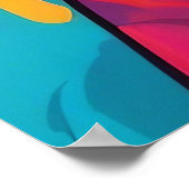 自分保のポスターまたはデザイン ポスター (角)