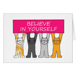 自分信じでかわいい猫たち