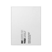 自分信じでメモやる気を起こさせる帳 ノートパッド (回転)