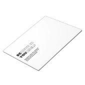 自分信じでメモやる気を起こさせる帳 ノートパッド (アングル)