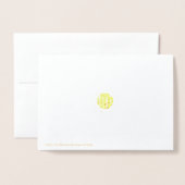 自分信じでユニコーンカード 箔カード (裏面封筒付き)