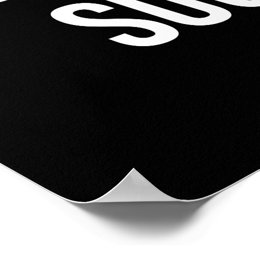 自分信じで – 成功やる気を起こさせる ポスター (角)