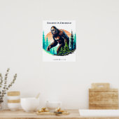 自分信じでBigfootポスター ポスター (キッチン)