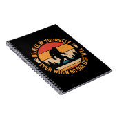 自分信じでBigfoot Black ノートブック (右側)