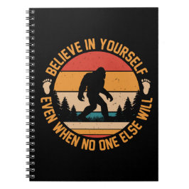 自分信じでBigfoot Black ノートブック