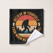 自分信じでBigfoot Black バスタオルセット (ウォッシュタオル)