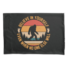 自分信じでBigfoot Black 枕カバー