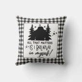 自分信じのビッグフット クッション (裏面)