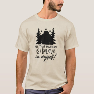 自分信じのビッグフット Tシャツ