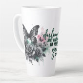 自分信じの中で言うこ得と カフェラテマグ (左アングル)