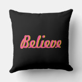 自分信じの枕の落書き クッション (裏面)