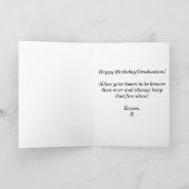 自分信じの誕生日 カード (内部)