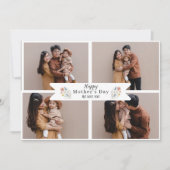 自分好みにカスタマイズできるおしゃれな母の日の写真付きグリーティングカード シーズンカード (正面)