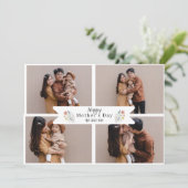 自分好みにカスタマイズできるおしゃれな母の日の写真付きグリーティングカード シーズンカード (スタンド正面)