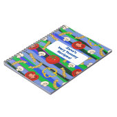 自分好みにカスタマイズできる美味しそうな料理本 ノートブック (左側)