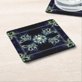 自分後を追の星 スクエアペーパーコースター (アングル)