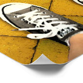 自分後を追の黄色いレンガ道 ポスター (角)