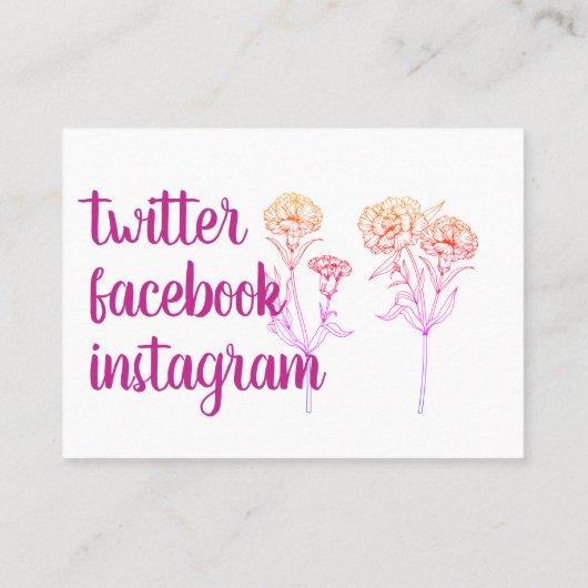 自分後を追 – 個人プロモーション 名刺 (裏面)