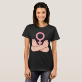 自分愛フェミニスト婦人Tシャツ Tシャツ (正面フル)
