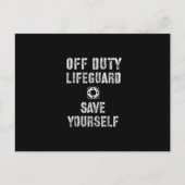 自分救のライフガードスイミングプールガードオフ 案内ポストカード (正面)