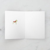 自分書のクリスマスカード シーズンカード (内部)