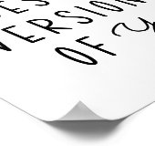 自分最高ののバージョンにやる気を起こさせる ポスター (角)