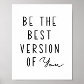 自分最高ののバージョンにやる気を起こさせる ポスター (正面)
