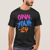 自分流の24時間 Tシャツ (正面)