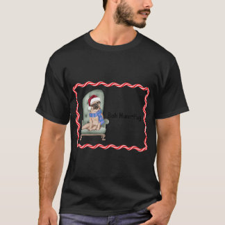自分用または他のパグ愛好家のためのBah Hum-Pug -クリスマスパグ Tシャツ