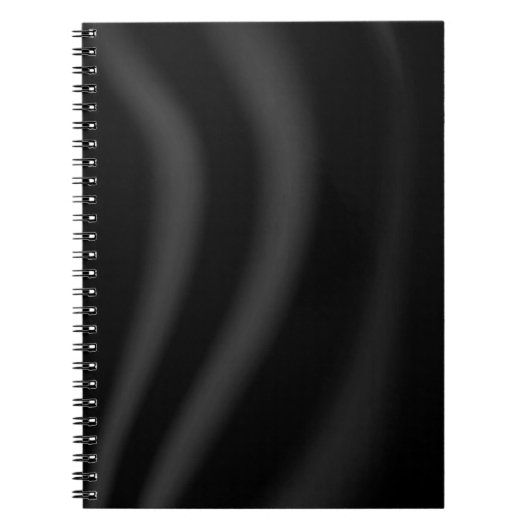 自分空白ののブラックジャーナルの作成 ノートブック (正面)