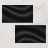 自分空白ののブラックビジネスカードの作成 名刺 (正面/裏面)
