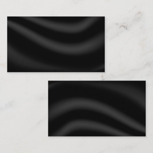 自分空白ののブラックビジネスカードの作成 名刺 (正面/裏面)