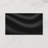 自分空白ののブラックビジネスカードの作成 名刺 (正面)