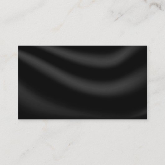 自分空白ののブラックビジネスカードの作成 名刺 (正面)